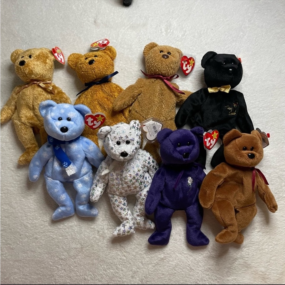 Beanie Baby Bear Lot